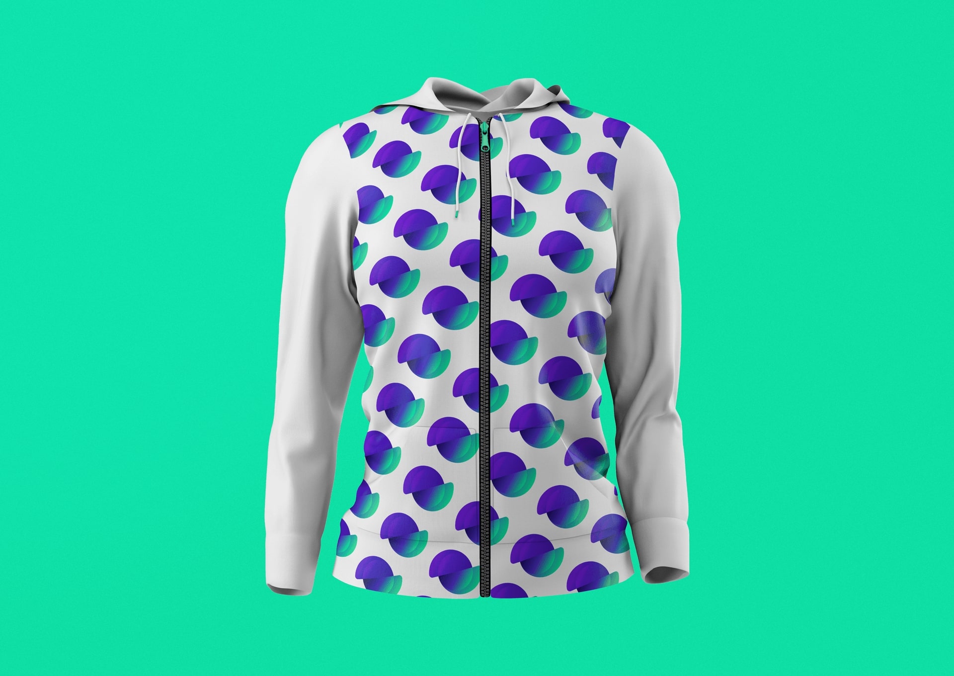 Engine Logo Zipper Hoodie